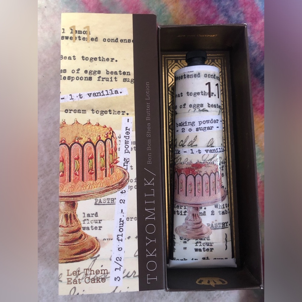 Tokyomilk by Margot elena bon bon Shea butter lotion 2.3oz in let them eat cake